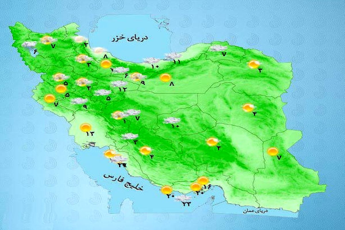 پیش‌بینی بارش باران در اکثر نقاط کشور/احتمال وقوع سیل و آب گرفتگی