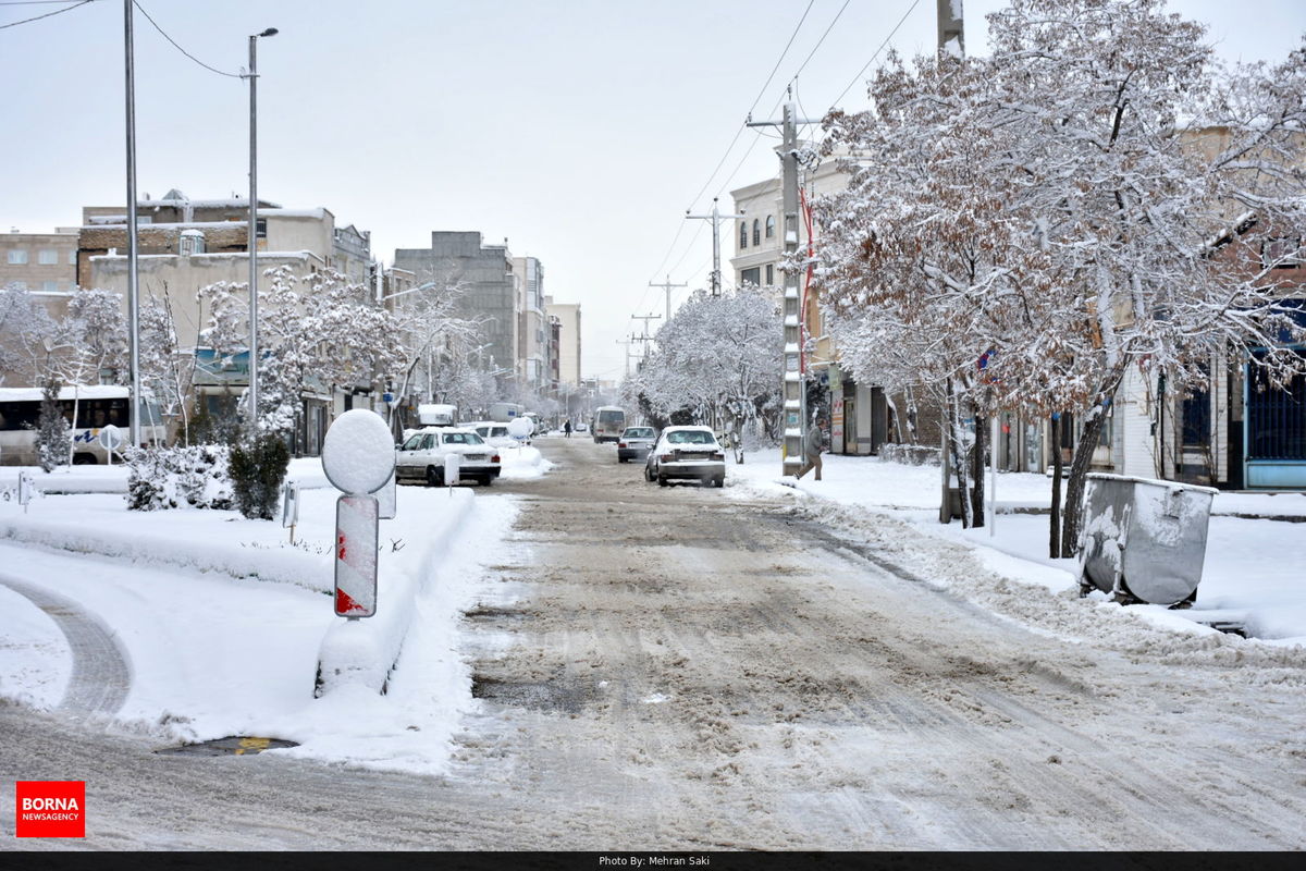 بارش برف و باران در ۱۱ استان کشور