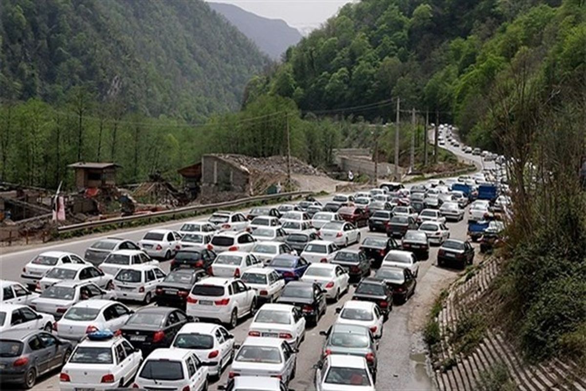 انسداد مقطعی جاده چالوس