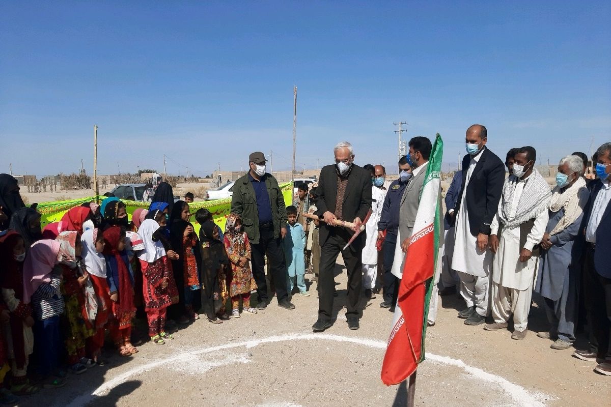 حداث یک واحد آموزشی در روستای چاه محمد چاه شور شهرستان دلگان