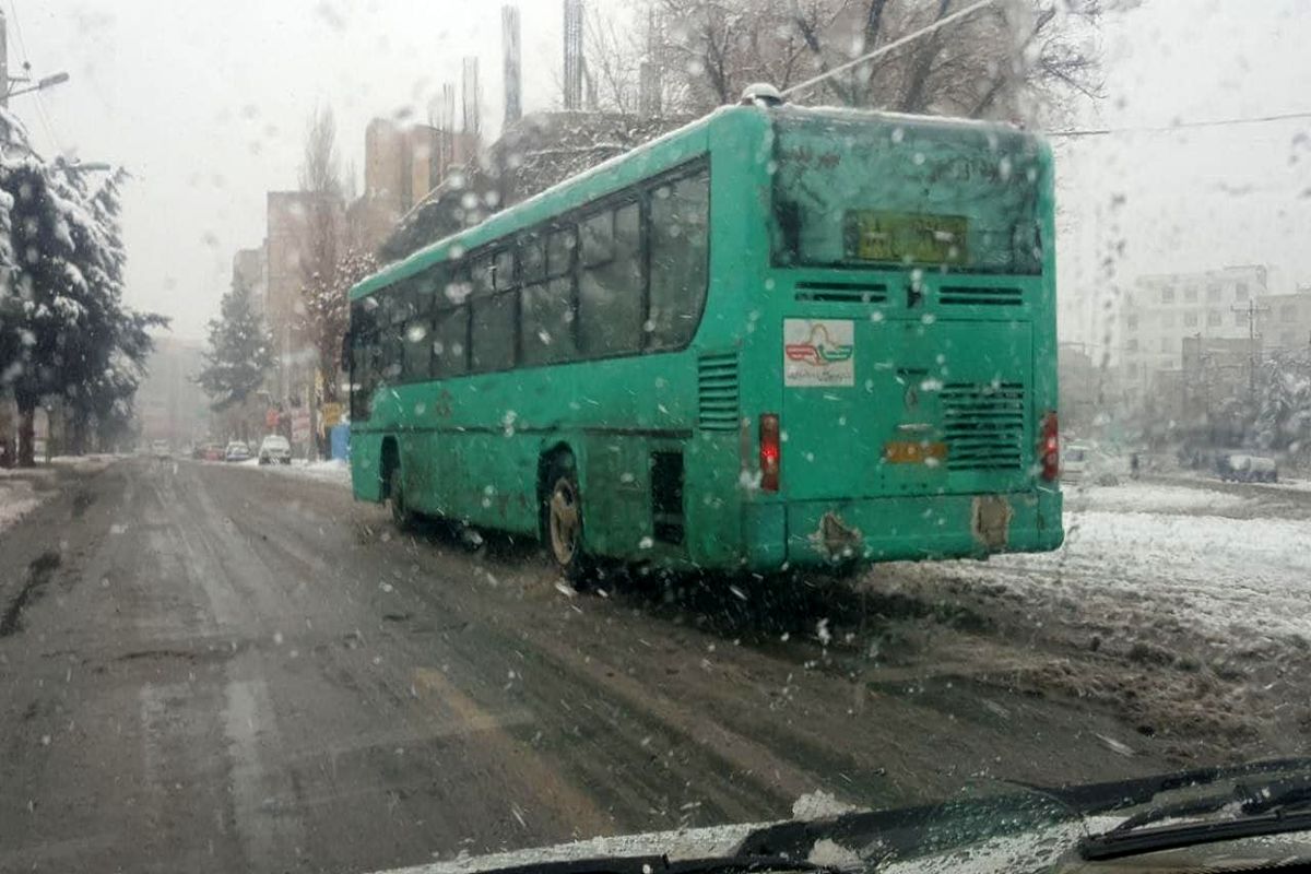 آمادگی ناوگان حمل ونقل عمومی شهرقدس برای ارائه خدمت به شهروندان در روزهای بارانی