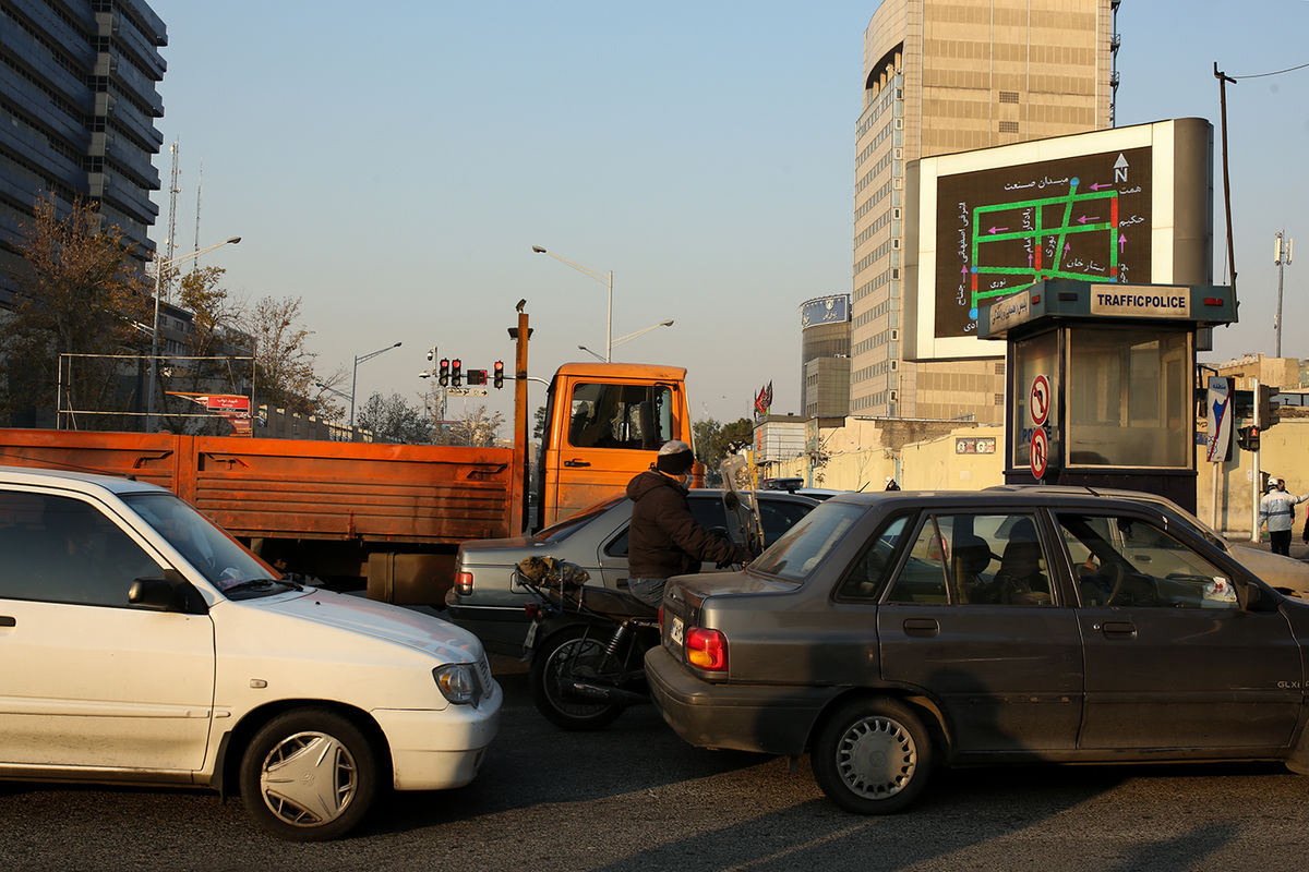 ترافیک سنگین در مسیر جنوب به شمال اتوبان نواب