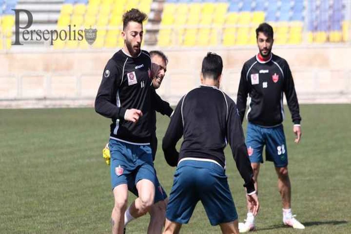 پرسپولیس با توپ پر تمرین کرد