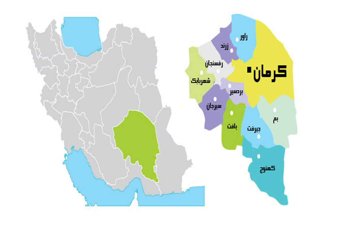 وضعیت ۷ شهرستان در استان کرمان سفید است