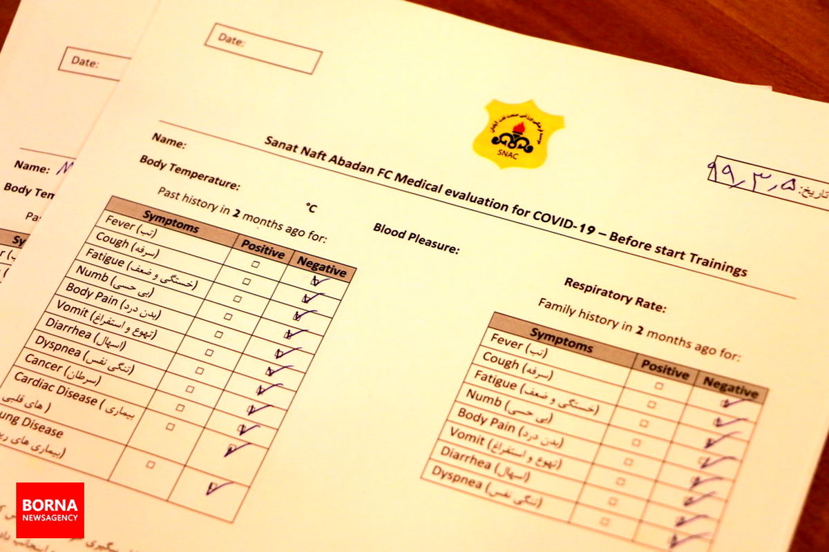 ۳ عضو تیم فوتبال صنعت نفت آبادان کرونا مثبت اعلام شدند