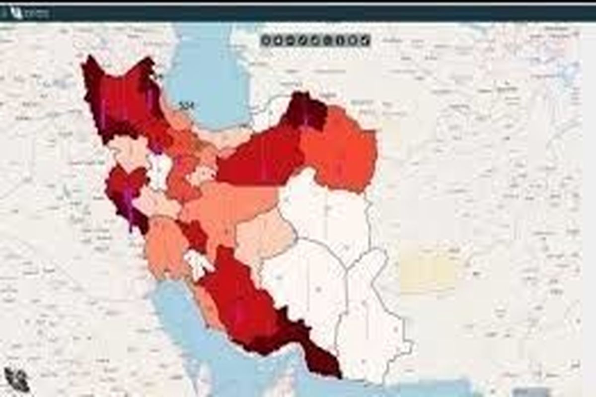 اسامی ۱۴ استان دارای وضعیت قرمز کرونایی تا ۱۴ مرداد ۹۹