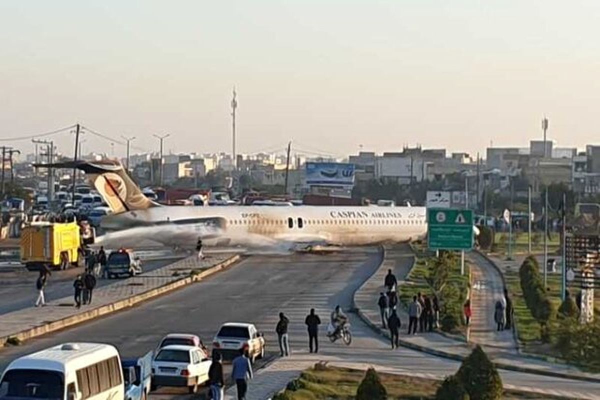 خلبان، مقصر سانحه فرودگاه ماهشهر/ خلبان ۶۴ ساله کاسپین اخراج شد