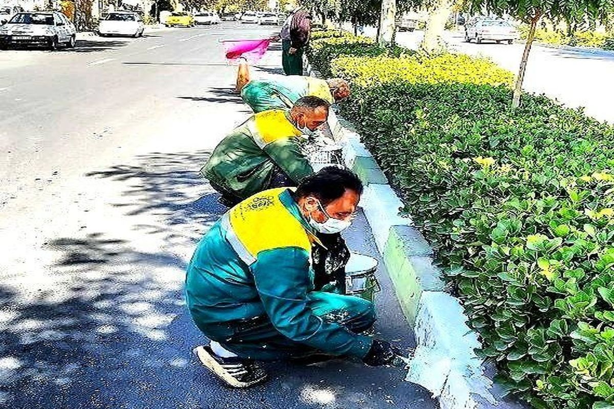 ۶۰ کیلومتر از جداول معابر شهر ارومیه رنگ آمیزی شده است