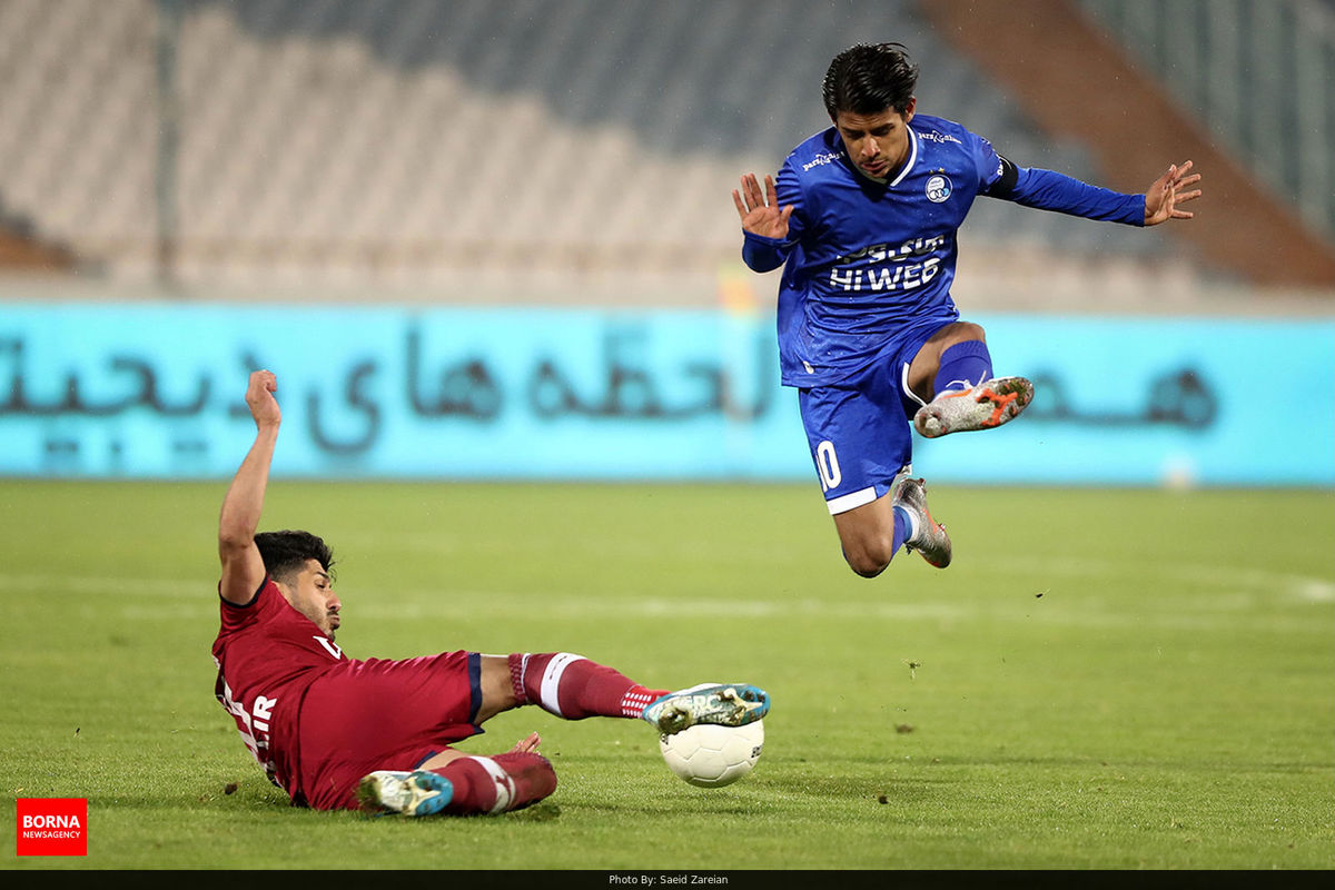 باور بازیکنان استقلال به گلزنی قایدی مقابل الاهلی