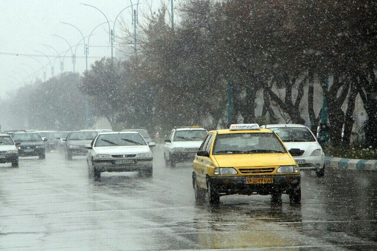 بارش برف و باران در اکثر استان‌های کشور / کاهش ۵ تا ۷ درجه‌ای دمای هوا در نوار شمالی کشور