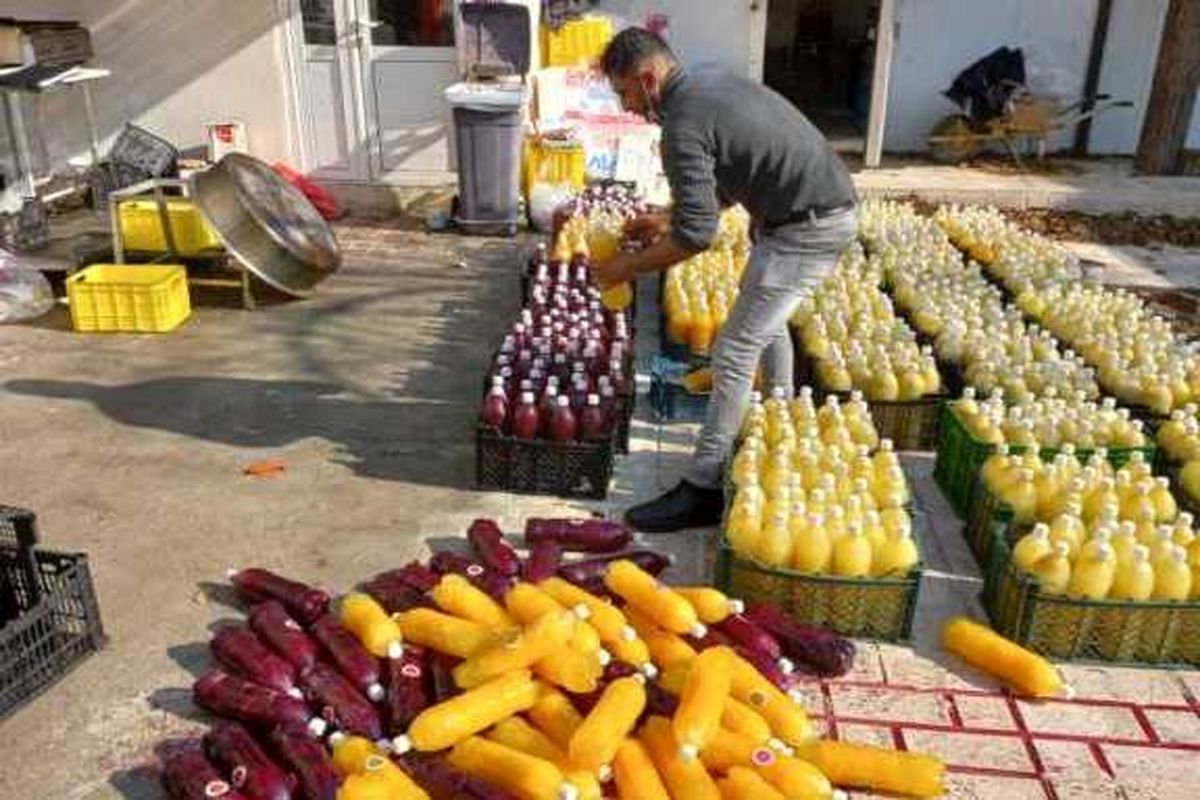 کشف و معدوم سازی ۷۸۰ کیلوگرم آبمیوه منجمد و غیرمجاز