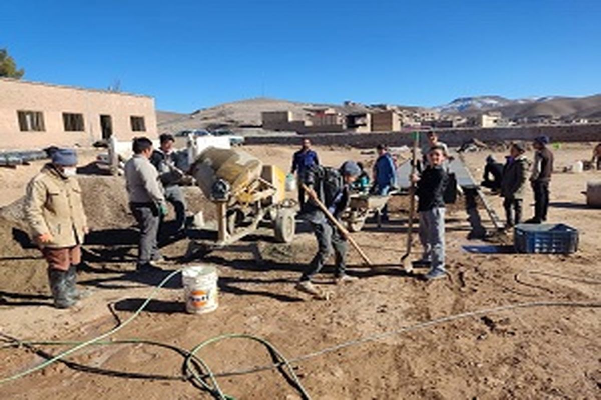 نقش قابل تحسین خیرین و مردم روستای مزداب