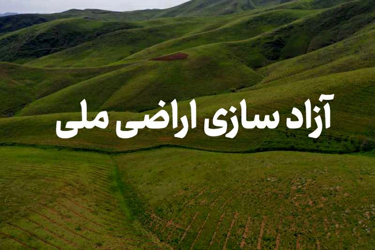 آزاد‌سازی بیش از ۲ هزار متر از اراضی ملی