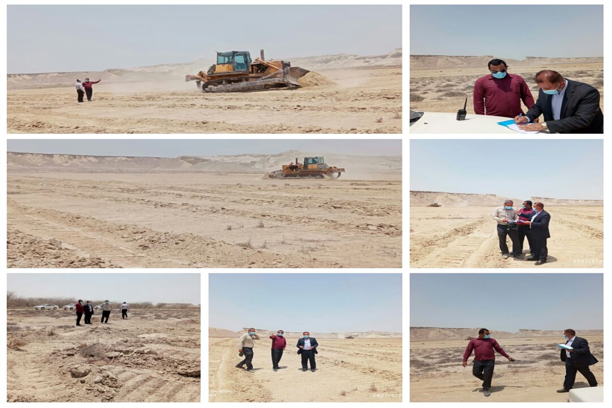 رفع تصرف ۴۶.۲هزار مترمربع اراضی خالصه دولتی به ارزش ۴۶.۲ میلیارد ریال در روستای رمچاه قشم