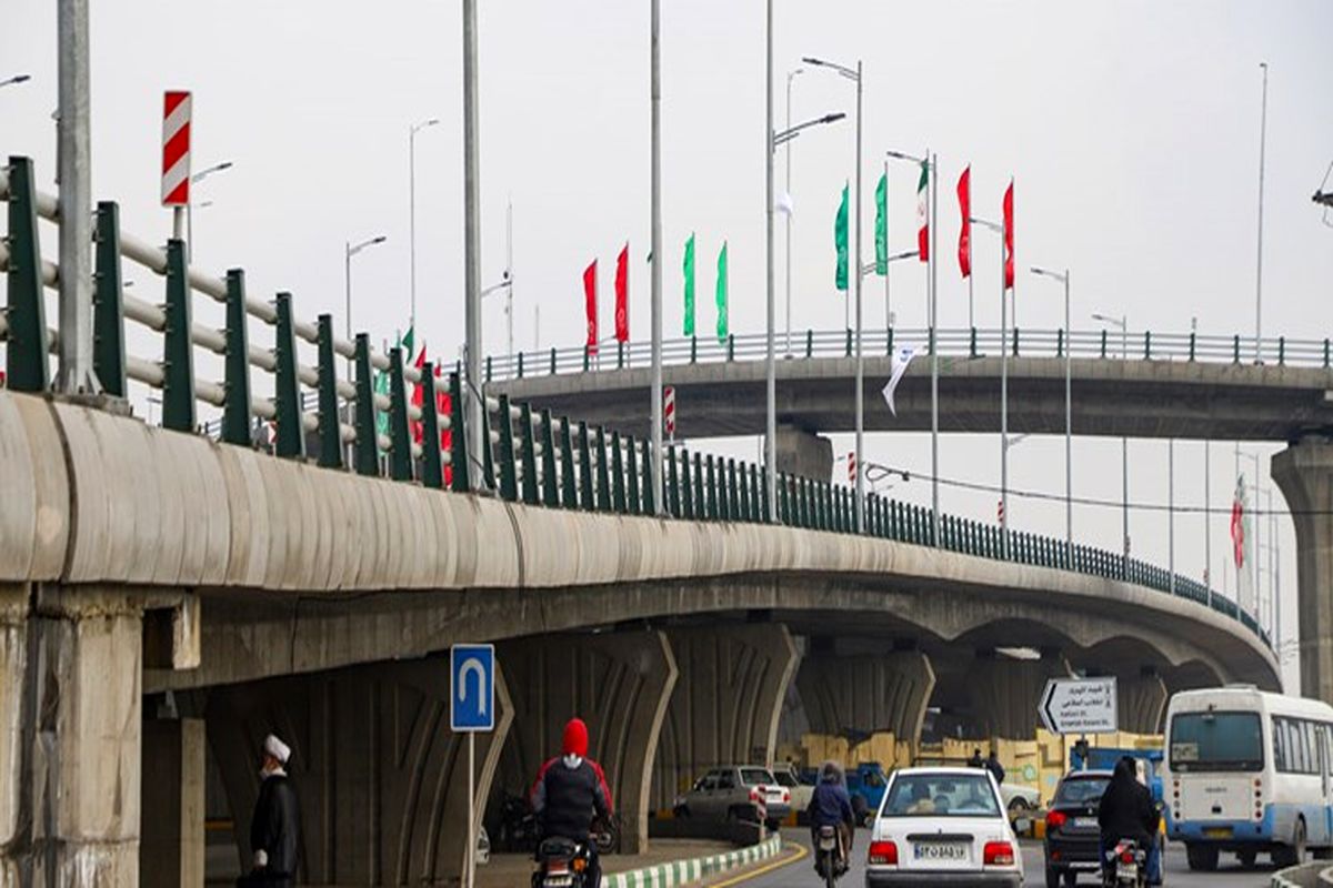 افتتاح تقاطع غیرهمسطح «شهید سلیمانی» در کرمانشاه