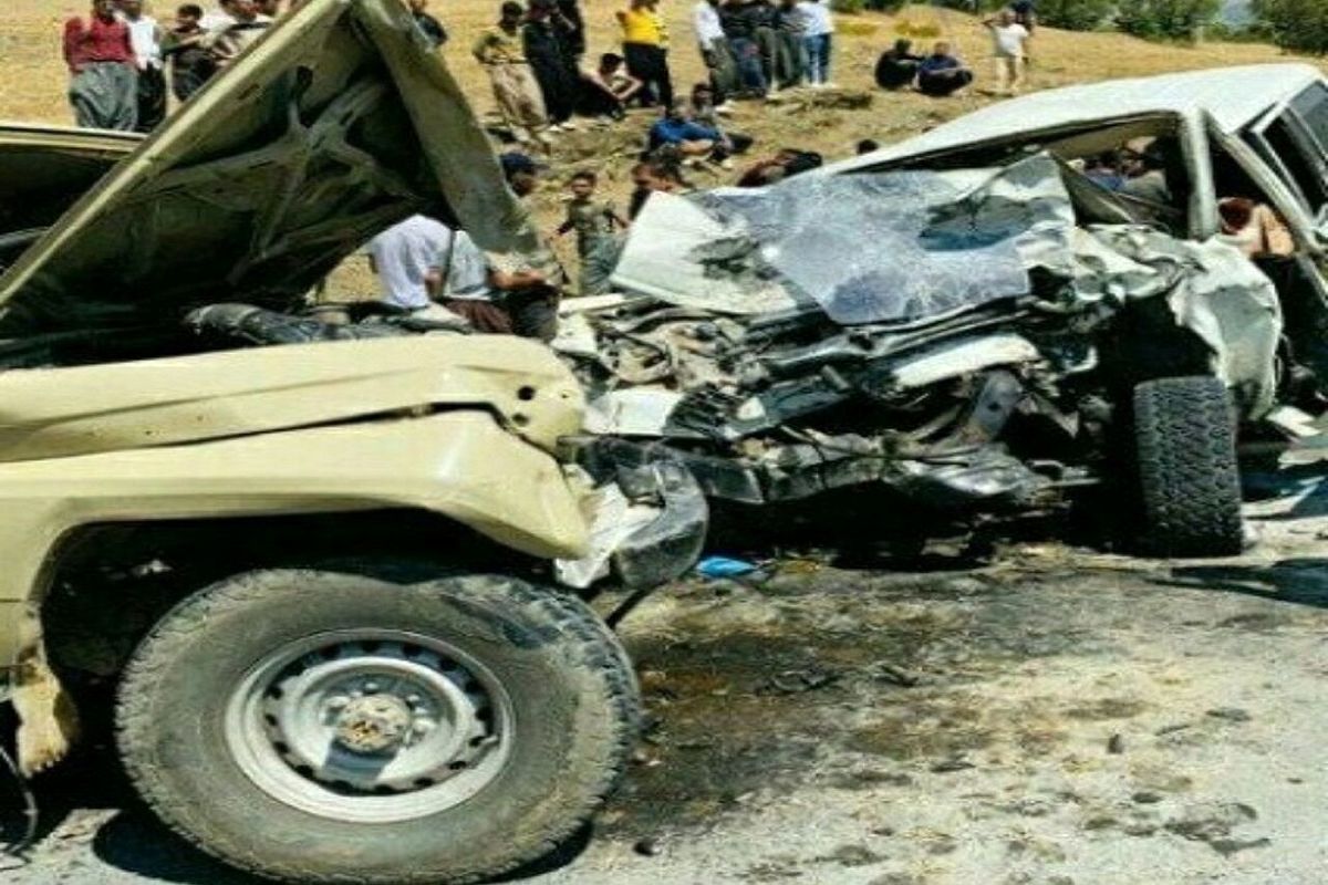 تصادف رانندگی در جاده بوئین بانه ۲ کشته و سه مصدوم برجای گذاشت