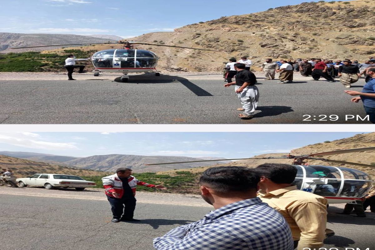 تصادف مرگبار مینی بوس در جاده مریوان_ پالنگان  ۱۶ کشته و ۱۰ زخمی برجای گذاشت/ اعزام بالگرد به منطقه