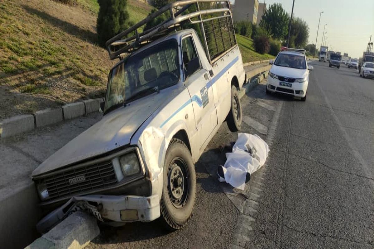 عدم توانایی راننده در کنترل وسیله نقلیه باعث این حادثه شد