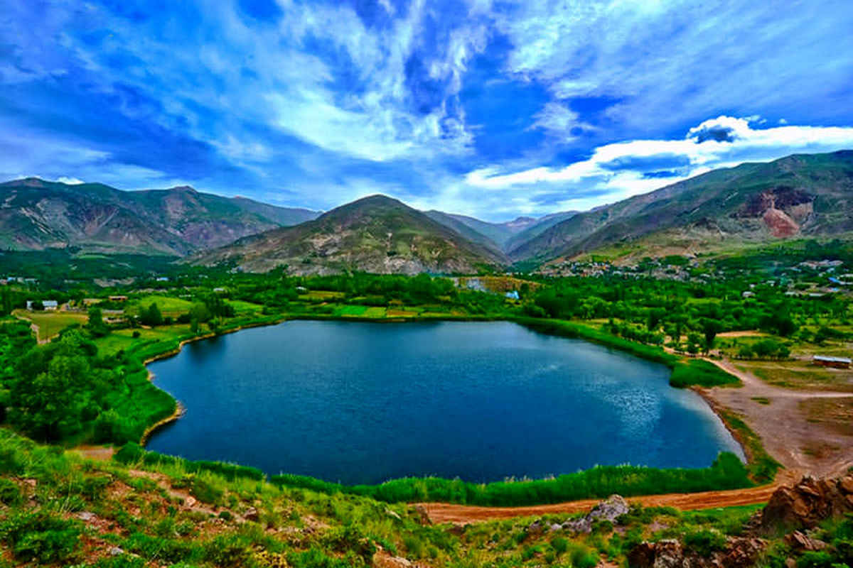 دریاچه «اوان» نگینی درخشان در منطقه الموت قزوین برای گردشگران