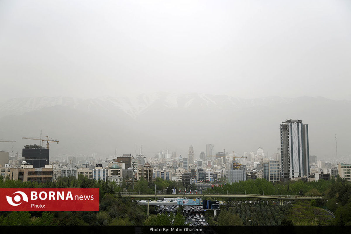 ۱۳ ایستگاه سنجش آلودگی هوای تهران در وضعیت «آلوده»