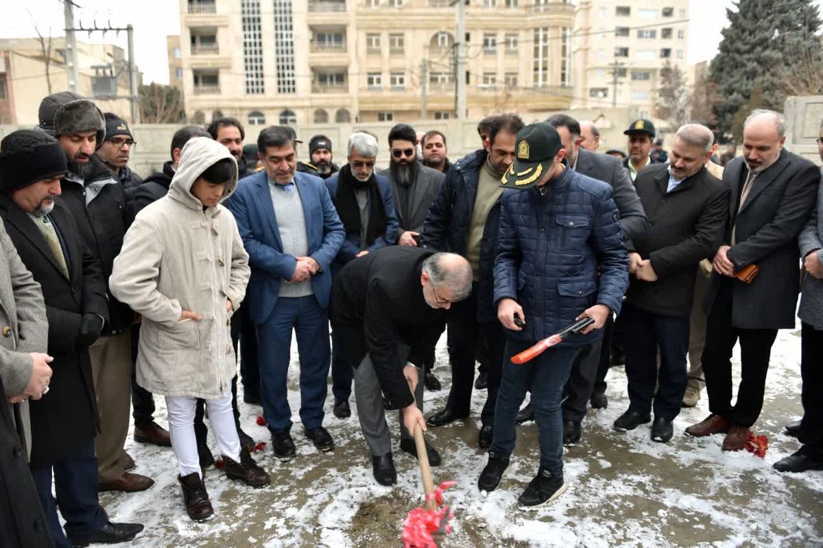 عملیات اجرایی ساخت مدرسه نذر آرزوها در فردیس آغاز شد