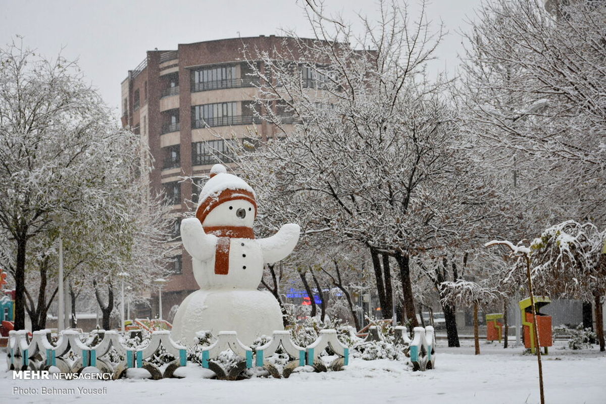 بارش برف و باران در استان مرکزی تداوم دارد