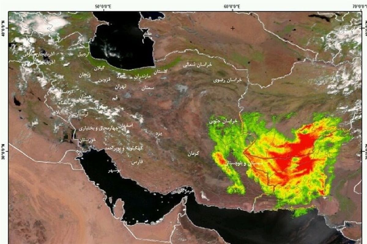 طوفان و گردوخاک سیستان و بلوچستان را فرا می‌گیرد