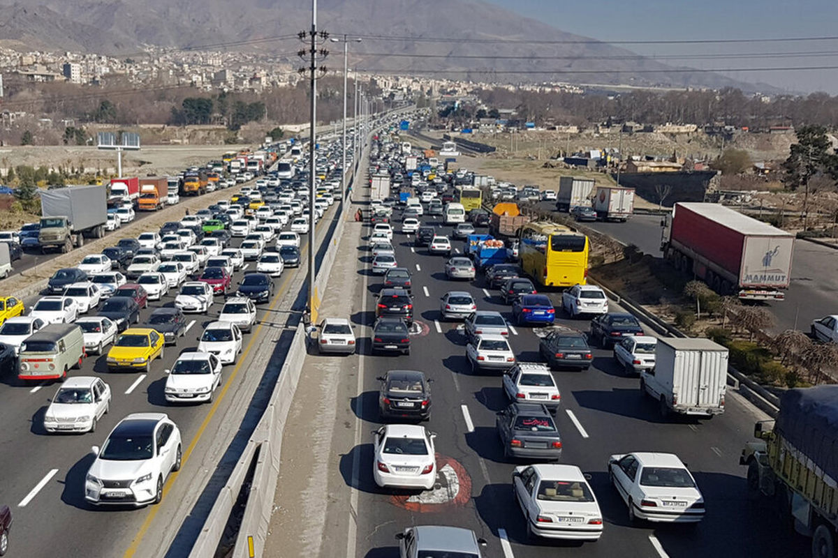 افزایش۴.۲ درصدی تردد در محورهای برون‌شهری نسبت به روز قبل