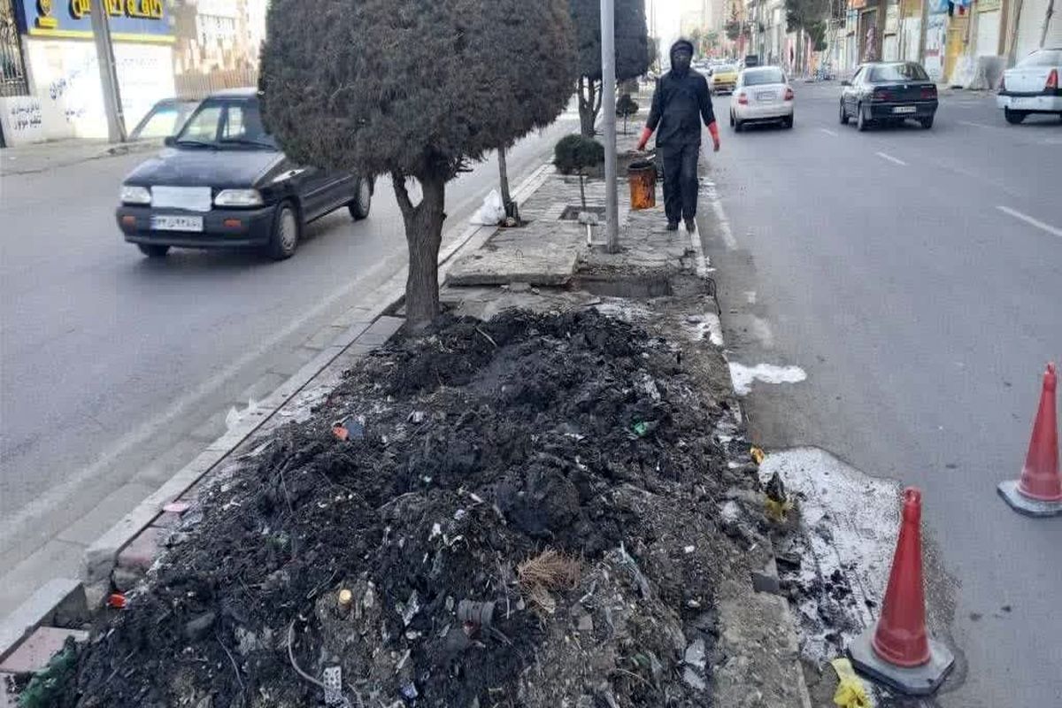 عملیات جهادی تلاشگران واحد خدمات شهری ملارد در بهمن ماه سال جاری