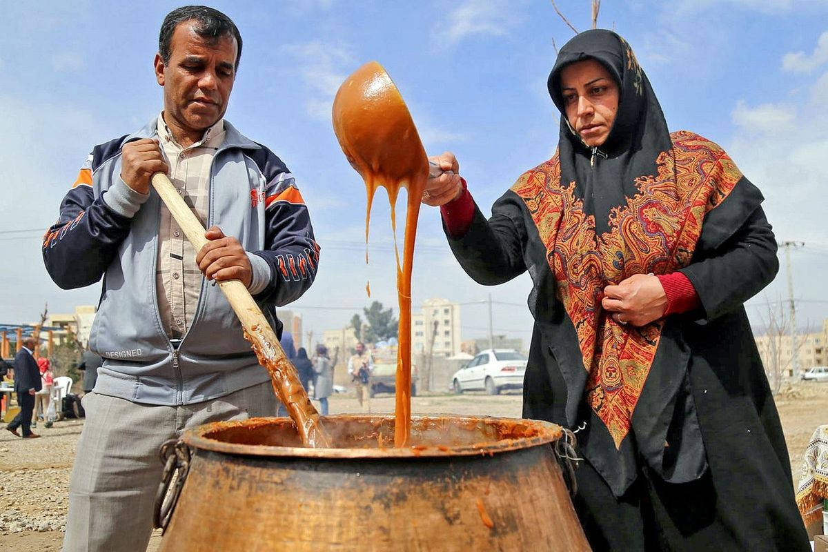 هشتمین جشنواره سمنو درق برگزار می‌شود