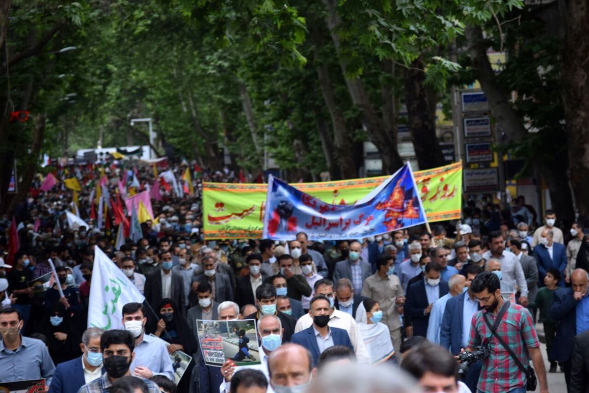 خروش پرشور مردم لرستان  در  راهپیمایی روز جهانی قدس