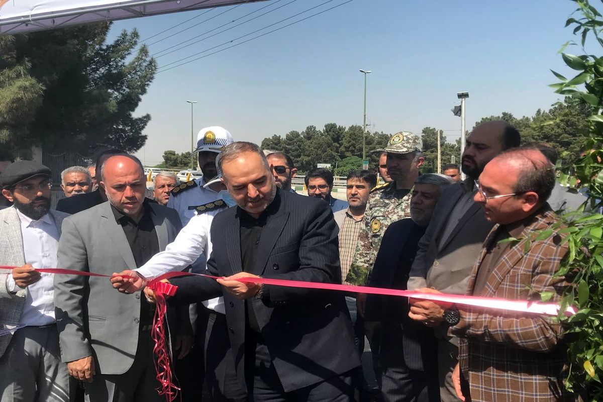 جاده شهید طهرانی مقدم افتتاح و مورد بهره برداری قرار گرفت