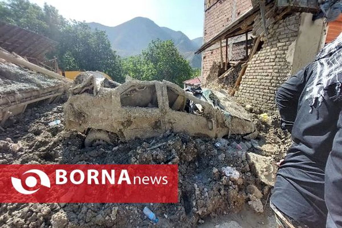 کمک رسانی نیروهای جهادی شهرستان ورامین در مناطق سیل زده فیروزکوه