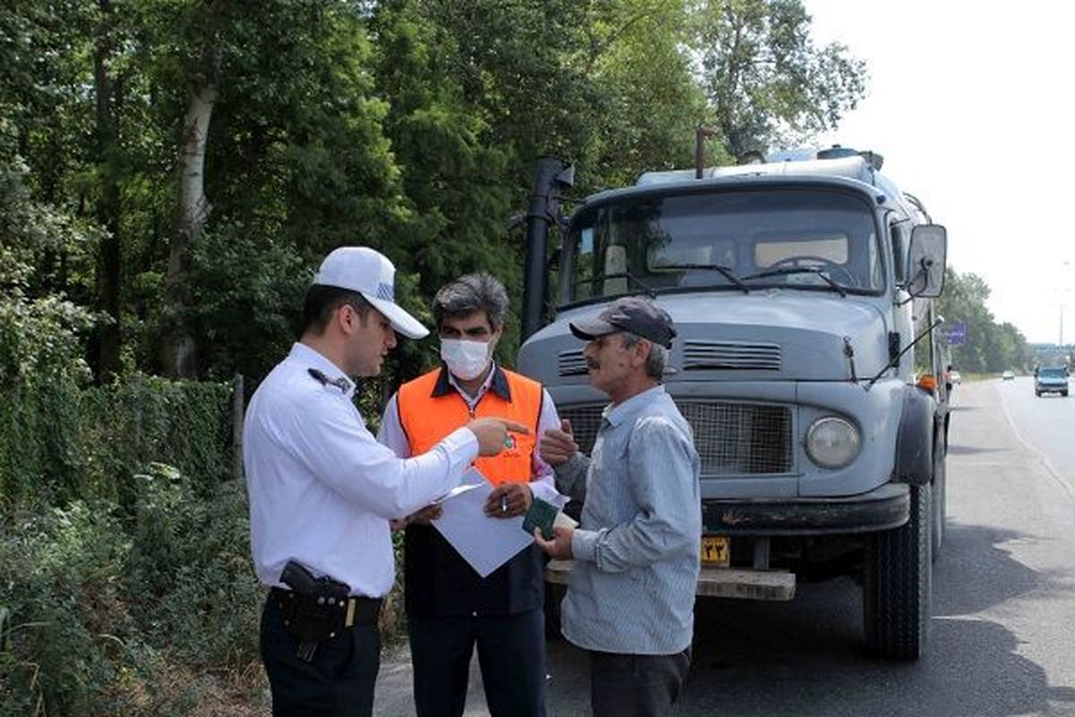 کشف ۱۳۵۸ تخلف اضافه تناژ شناسایی شده در جاده های مازندران