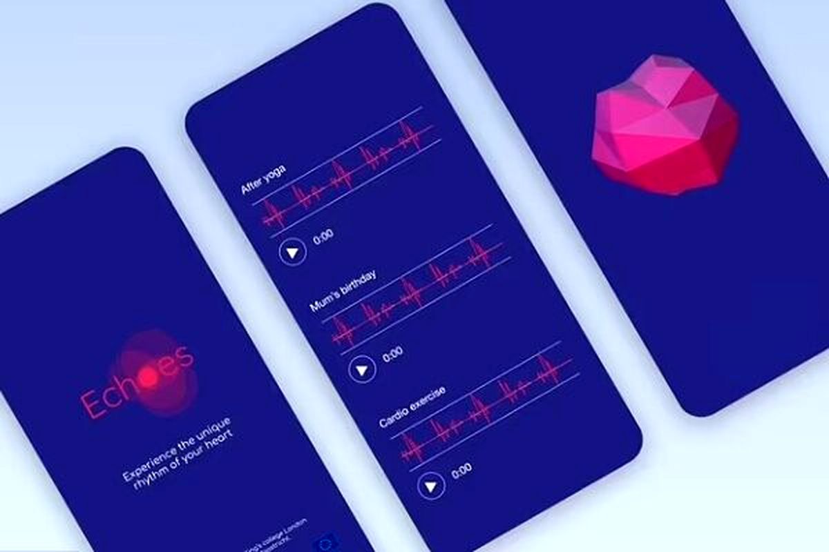 اندازه گیری ضربان قلب با کمک Exhoes app یک استوتسکوپ الکترونیکی