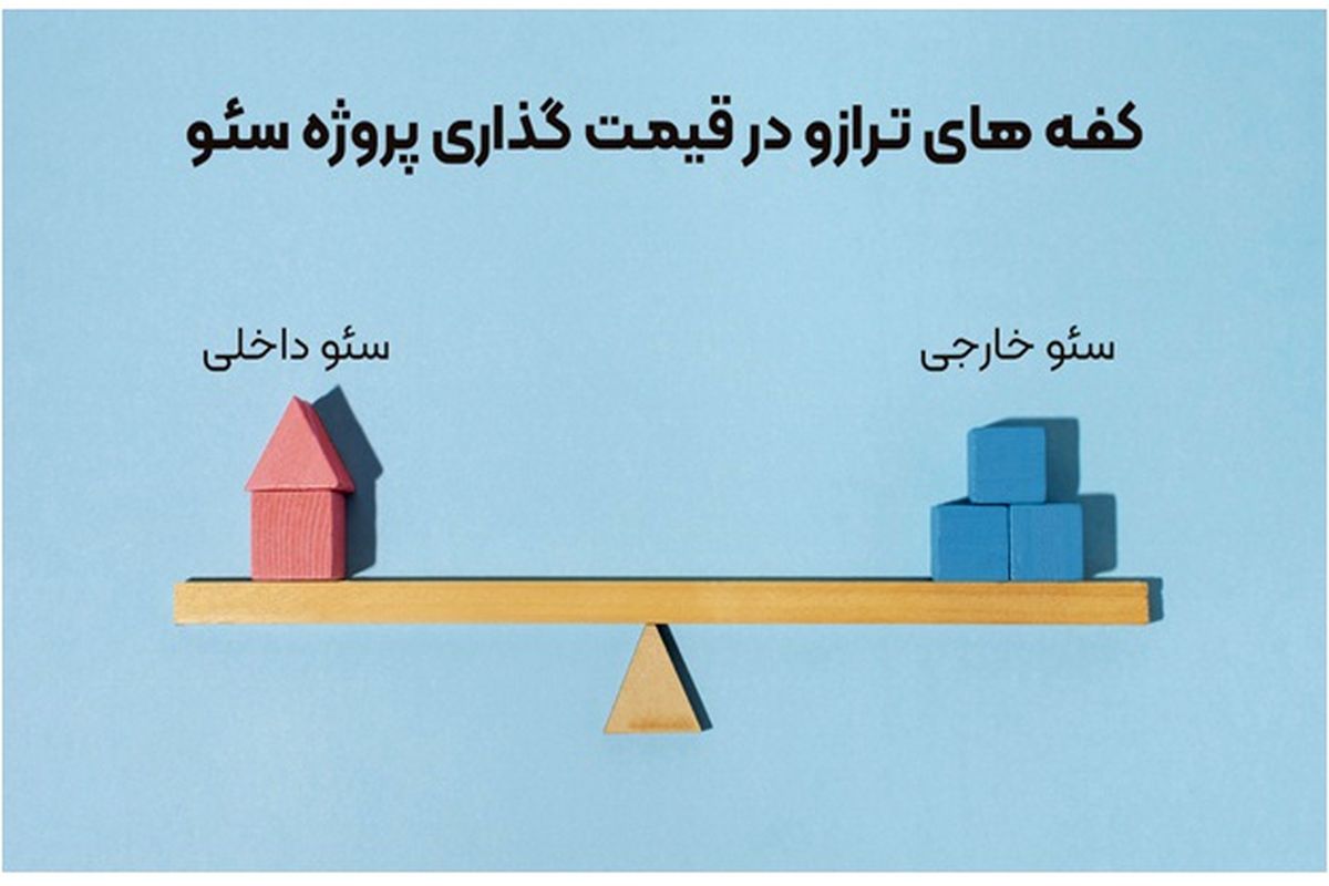 کفه های ترازو در قیمت گذاری پروژه سئو