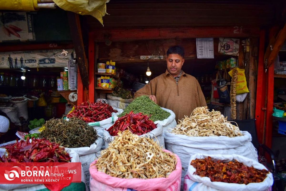 سبزیجات خشک در کشمیر