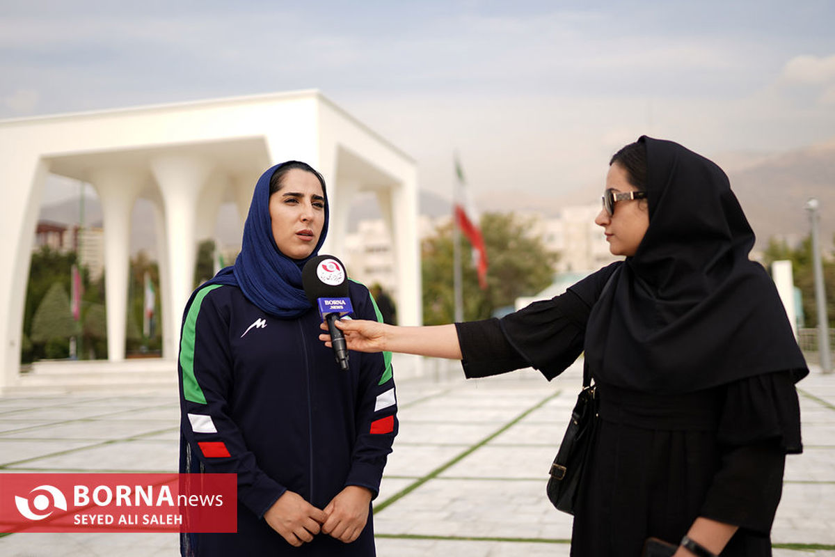 الهام حسینی: شهدا الگوی ما در بالا نگه داشتن پرچم ایران هستند/ برای کسب طلای آسیا انگیزه زیادی داشتم