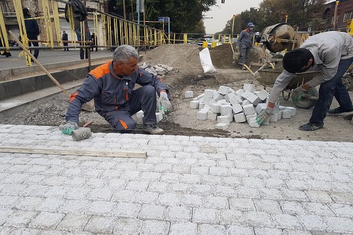 اتمام فاز نخست بهسازی معابر میدان وحدت اسلامی