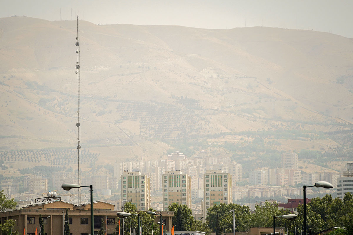 سایه سنگین آلودگی بر سر تهران