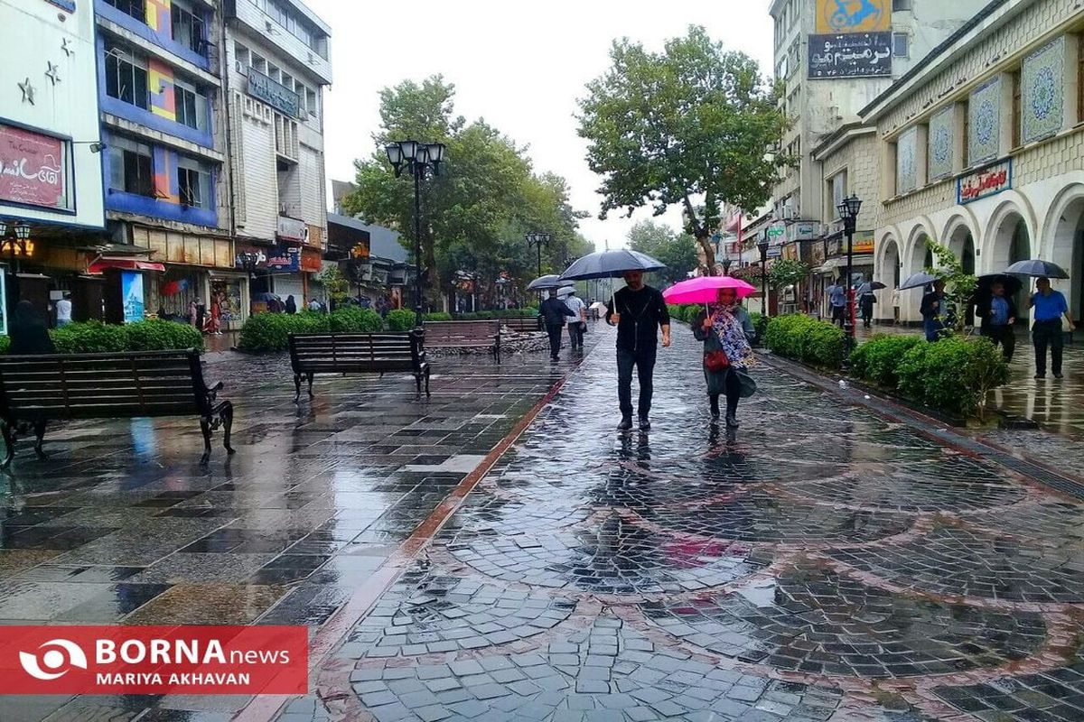 بارش باران و کاهش دمای هوا از فردا در گیلان