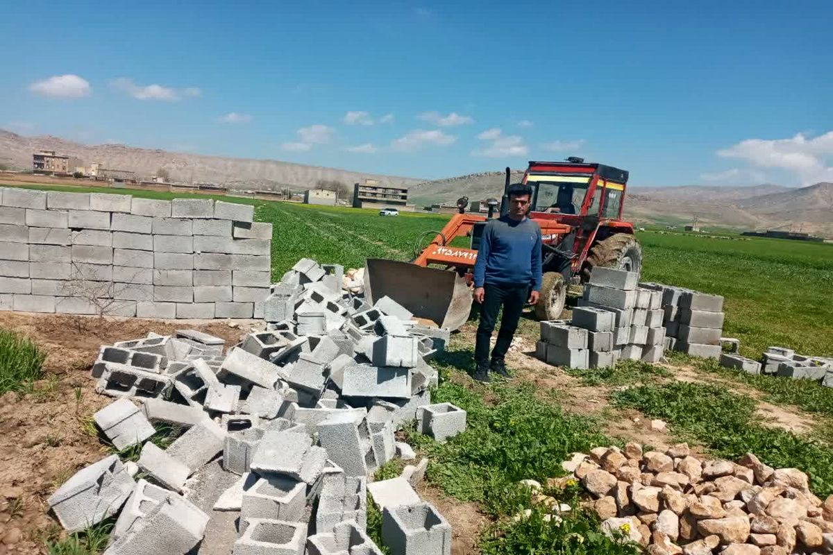 بازگشت اراضی کشاورزی رومشکان به چرخه تولید