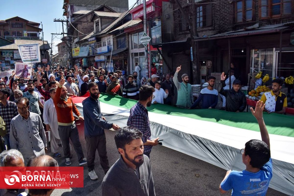 راهپیمایی روز جهانی قدس در کشمیر هند