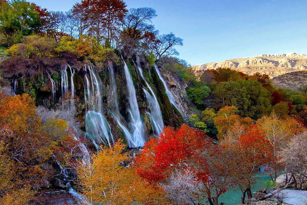 « آبشار بیشه » گنجینه ای از طبیعت بهشتی لرستان