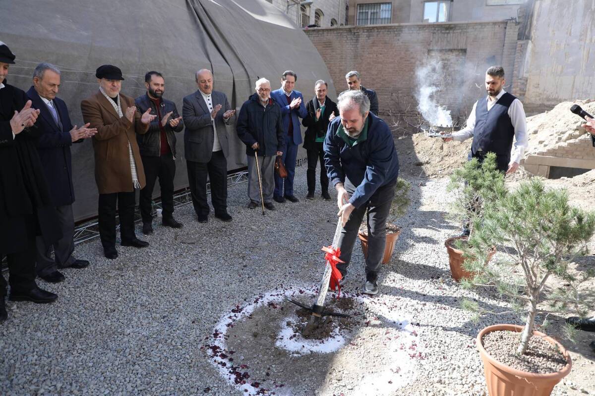 کلنگ زنی مرکز روزانه سالمندی و معلولین موسسه خیریه کهریزک در منطقه ۱۱ تهران