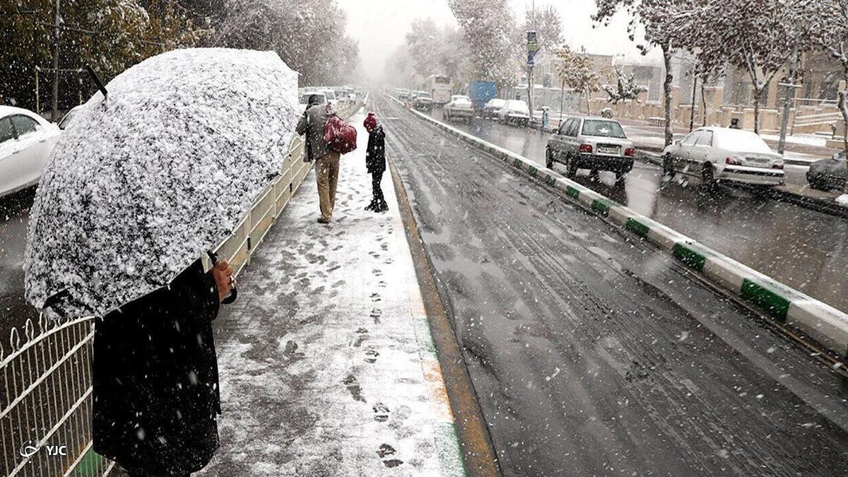 بارش برف و باران در ۶ استان کشور طی روزجاری