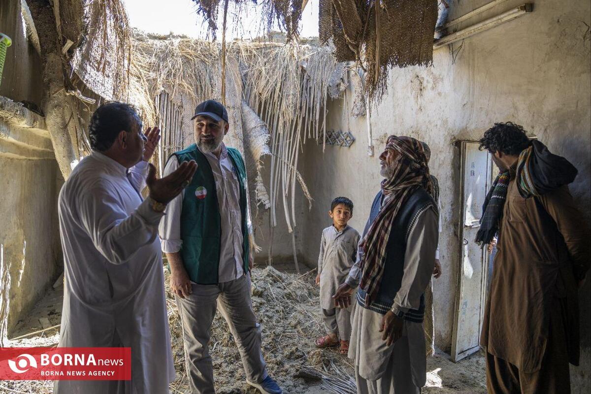 خدمت رسانی جمعیت امام رضایی‌ها به سیل زدگان سیستان و بلوچستان