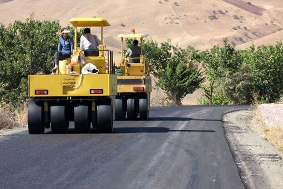 روکش آسفالت ۲۰ کیلومتر از راه‌های روستایی نظرآباد