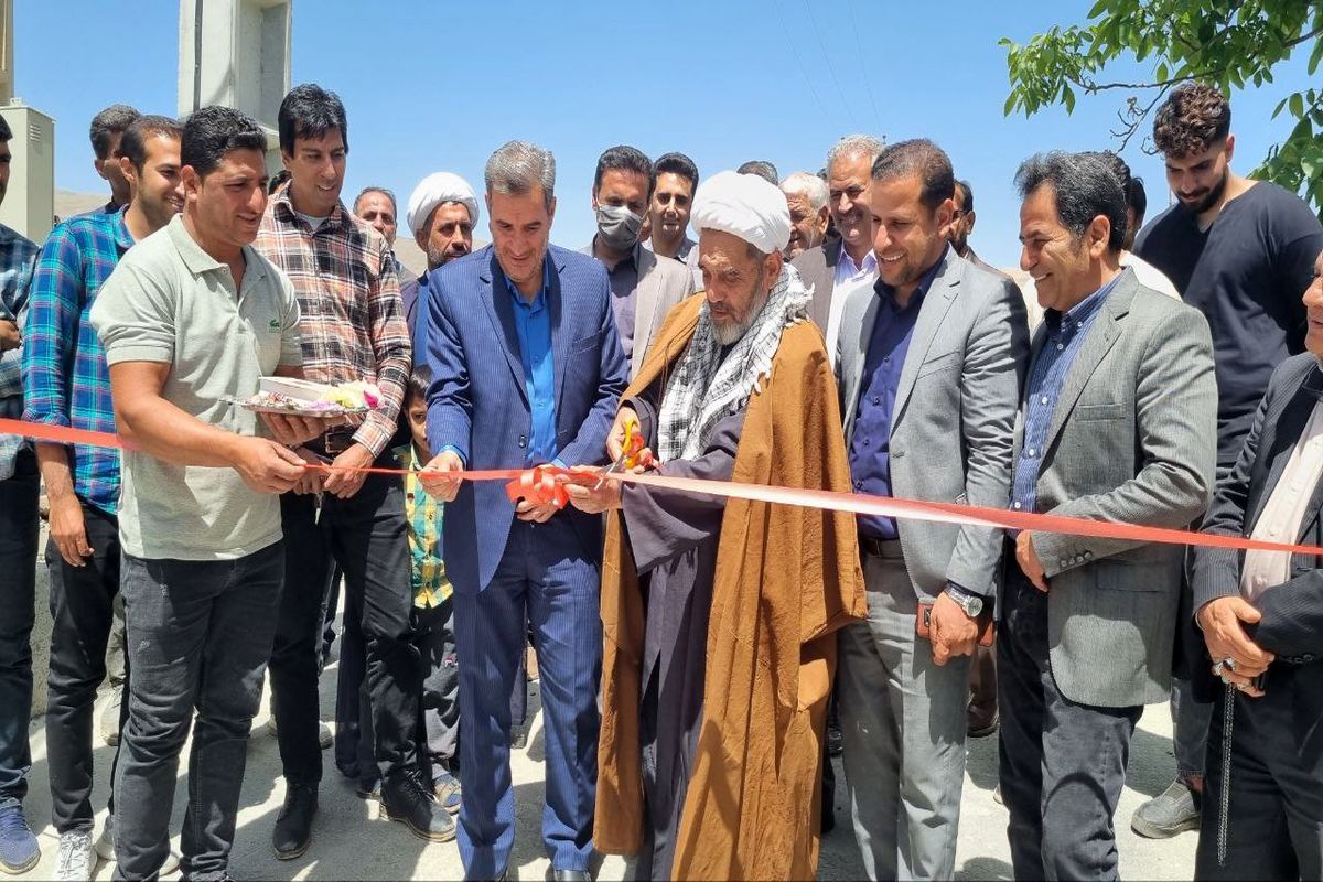 بهره‌برداری از خط دوم تولید بتن آماده پلیمری در روستای کوهانی نهاوند