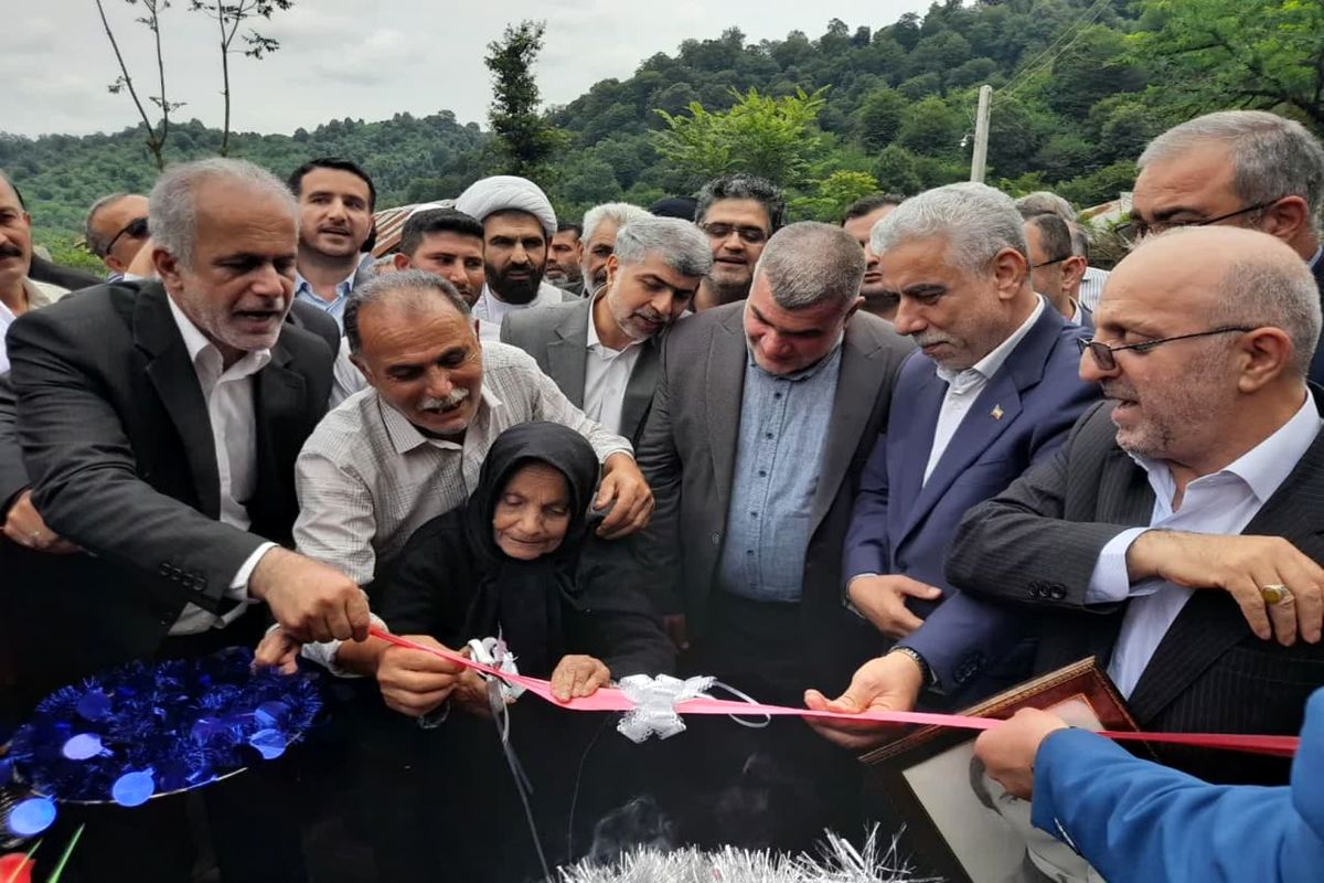 بهره برداری از پروژه اجرای طرح هادی روستای خجکه آلیان